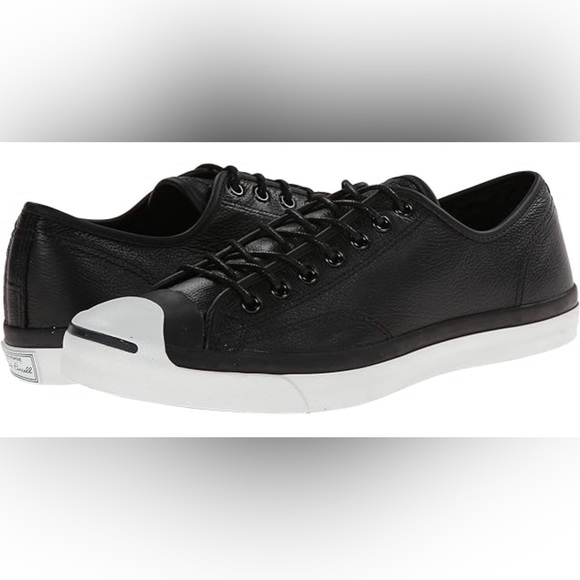 Converse Shoes - GUC Converse Jack Purcell Black Ox Leather with Cork Sole  Men 6.5 Women 8